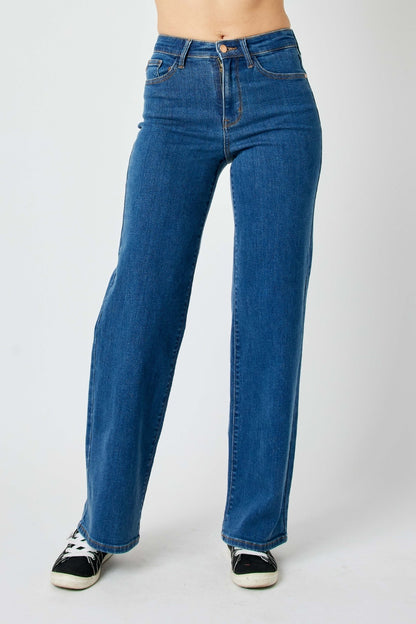 Judy Blue Full Size High Rise Straight Jeans