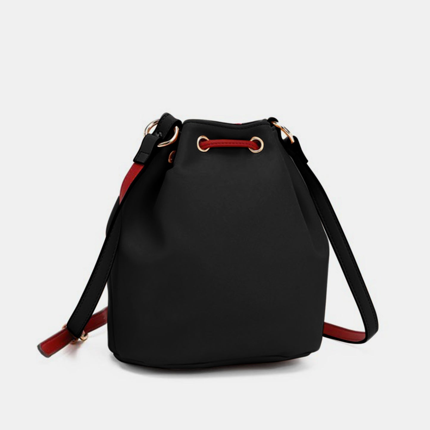 Nicole Lee USA Contrast Drawstring Bucket Bag