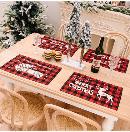 Assorted 2-Piece Plaid Placemats