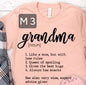 Mom/Mama/Grandma Transfers (Shirts Sold Separately)